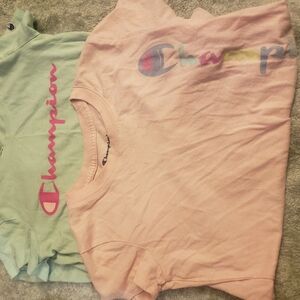 Champion Kids' Pink and Green shorts set